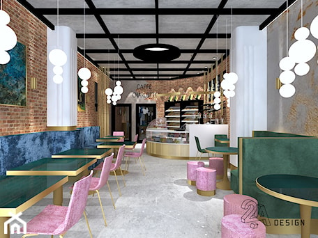 Aranżacje wnętrz - Wnętrza publiczne: Caffe Charlotte - Wnętrza publiczne, styl tradycyjny - 2A DESIGN. Przeglądaj, dodawaj i zapisuj najlepsze zdjęcia, pomysły i inspiracje designerskie. W bazie mamy już prawie milion fotografii!