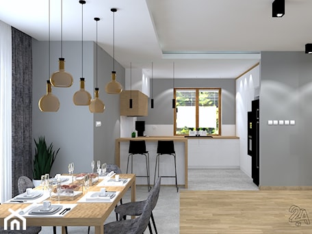 Aranżacje wnętrz - Kuchnia: W Klimacie Greenery - Kuchnia, styl nowoczesny - 2A DESIGN. Przeglądaj, dodawaj i zapisuj najlepsze zdjęcia, pomysły i inspiracje designerskie. W bazie mamy już prawie milion fotografii!