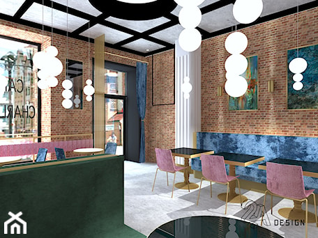 Aranżacje wnętrz - Wnętrza publiczne: Caffe Charlotte - Wnętrza publiczne, styl tradycyjny - 2A DESIGN. Przeglądaj, dodawaj i zapisuj najlepsze zdjęcia, pomysły i inspiracje designerskie. W bazie mamy już prawie milion fotografii!