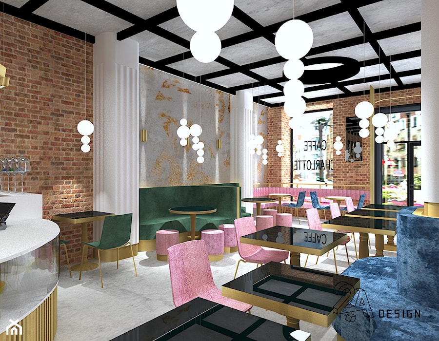 Caffe Charlotte - Wnętrza publiczne, styl tradycyjny - zdjęcie od 2A DESIGN