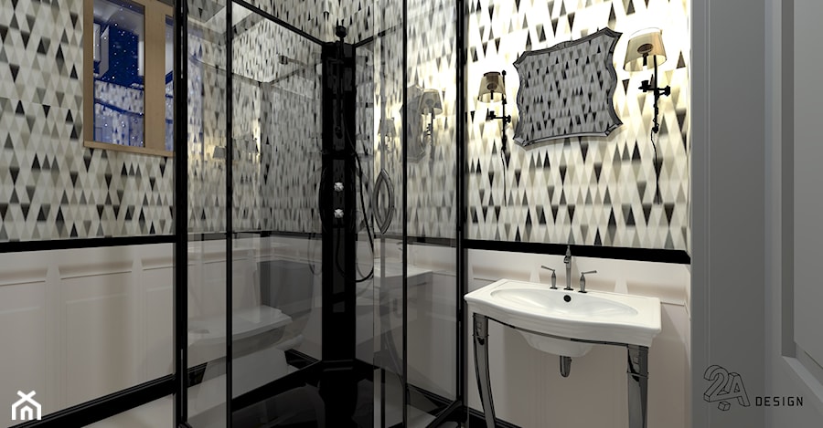 Domowe Zacisze - Mała łazienka, styl tradycyjny - zdjęcie od 2A DESIGN