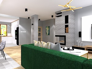 W Klimacie Greenery - Salon, styl nowoczesny - zdjęcie od 2A DESIGN