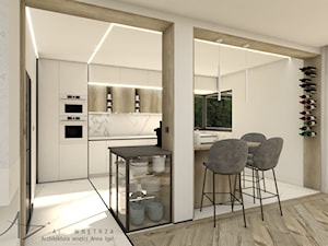 Projekt domu w Kamieniu - Kuchnia, styl nowoczesny - zdjęcie od Ai wnętrza