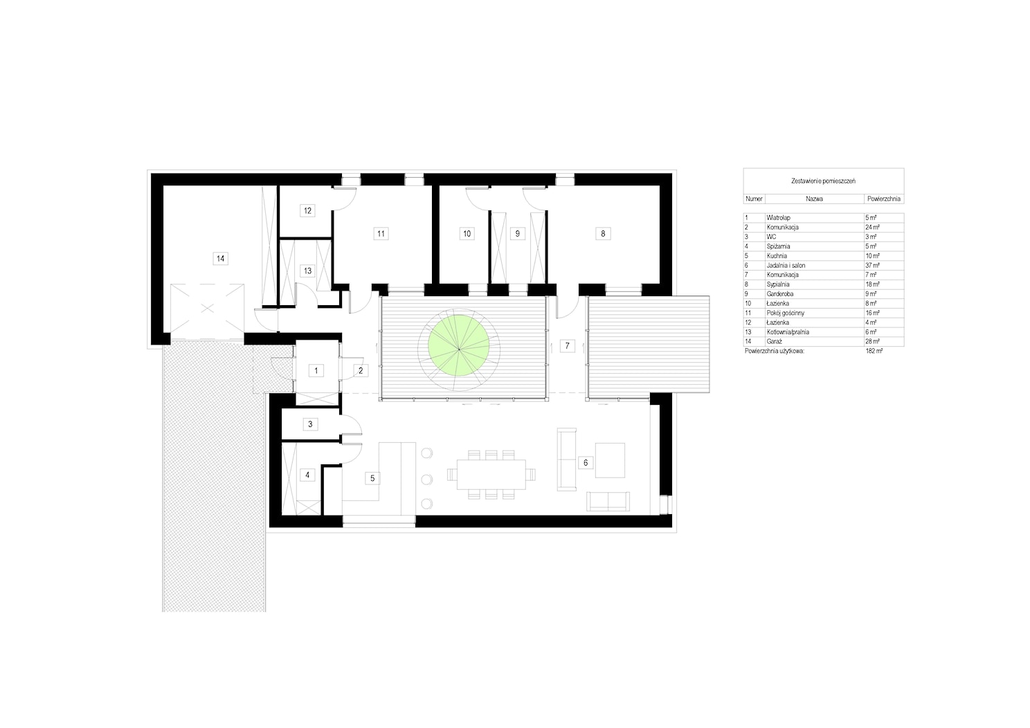 Dom przecięt(n)y - Domy - zdjęcie od PSC Architektura - Homebook