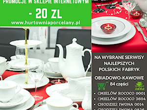 Cyber Monday Promocja na porcelanę -20 zł rabat - zdjęcie od Żabka Hurtownia Porcelany