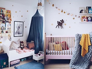 Mały biały pokój dziecka dla niemowlaka dla dziecka dla dziewczynki - zdjęcie od domsli22