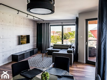 Aranżacje wnętrz - Salon: BraBank Apartments - Salon - Aleksandra Zaremba. Przeglądaj, dodawaj i zapisuj najlepsze zdjęcia, pomysły i inspiracje designerskie. W bazie mamy już prawie milion fotografii!