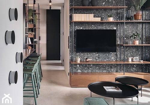 Apartament z myślą o przyszłości - Salon, styl nowoczesny - zdjęcie od KANDO ARCHITECTS