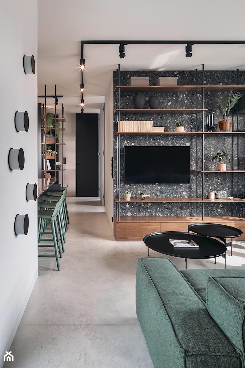 Apartament z myślą o przyszłości - Salon, styl nowoczesny - zdjęcie od KANDO ARCHITECTS