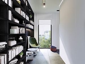 Apartament Subtrakt - Średni biały hol / przedpokój, styl minimalistyczny - zdjęcie od KANDO ARCHITECTS