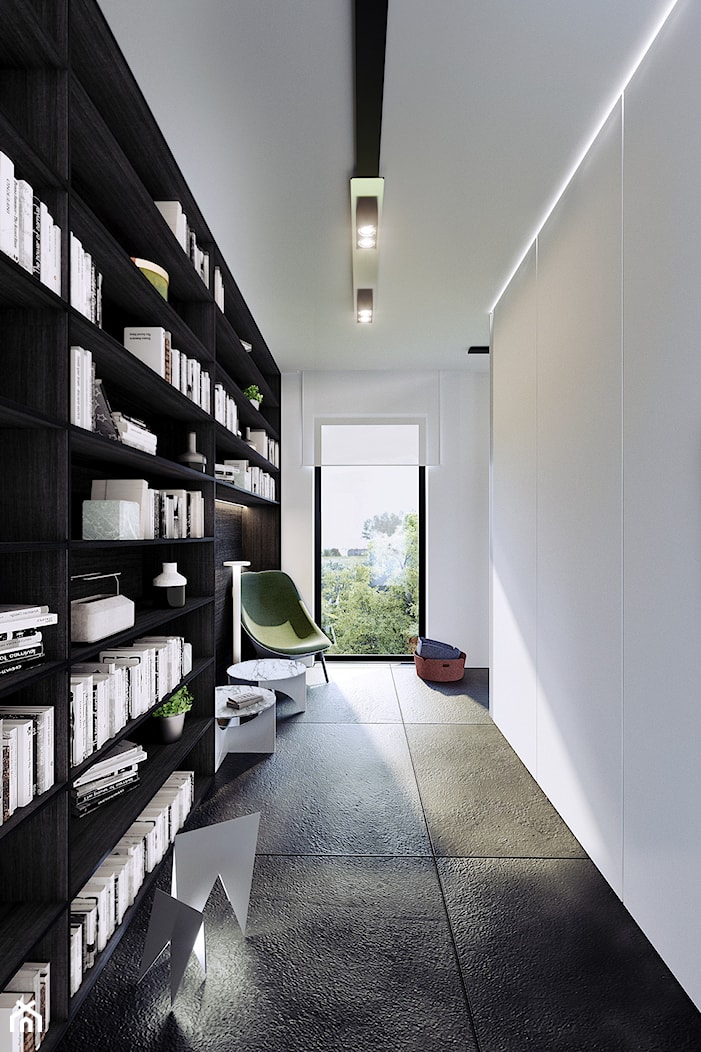 Apartament Subtrakt - Średni biały hol / przedpokój, styl minimalistyczny - zdjęcie od KANDO ARCHITECTS - Homebook