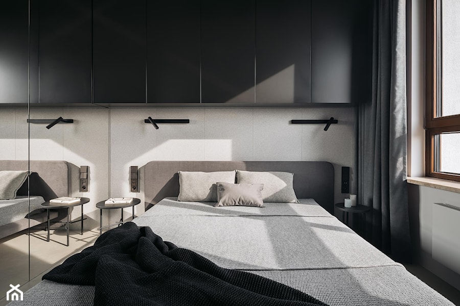 Apartament z myślą o przyszłości - Sypialnia, styl minimalistyczny - zdjęcie od KANDO ARCHITECTS