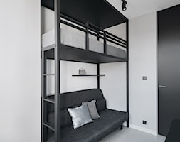 Apartament z myślą o przyszłości - Sypialnia, styl industrialny - zdjęcie od KANDO ARCHITECTS - Homebook