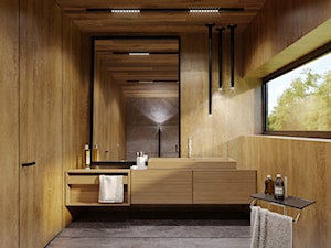 Dom dębem otulony - Łazienka, styl nowoczesny - zdjęcie od KANDO ARCHITECTS
