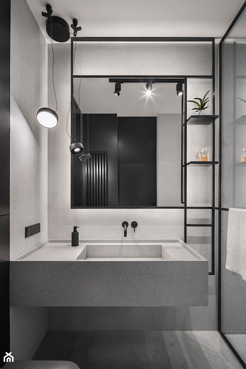 Apartament z myślą o przyszłości - Łazienka, styl minimalistyczny - zdjęcie od KANDO ARCHITECTS