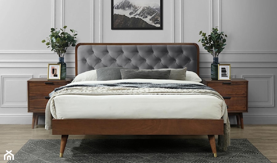 Łóżka tapicerowane - Sypialnia, styl vintage - zdjęcie od Meble&Tkaniny