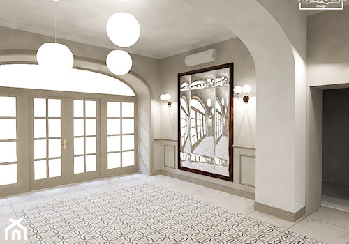 Hol w stylu klasycznym - Wnętrza publiczne, styl tradycyjny - zdjęcie od Strzelecka Design