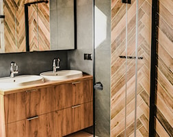 łazienka w industrialnym klimacie - Łazienka, styl industrialny - zdjęcie od Strzelecka Design - Homebook