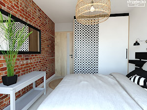 Sypialnia w mieszkaniu do wynajęcia - Wrocław - Sypialnia, styl nowoczesny - zdjęcie od Strzelecka Design
