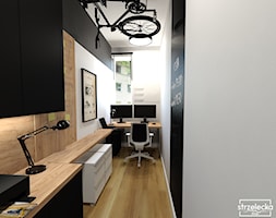 Gabinet w dobie home office - Biuro, styl nowoczesny - zdjęcie od Strzelecka Design - Homebook