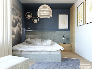Sypialnia "z własnym kawałkiem nieba" - Sypialnia, styl nowoczesny - zdjęcie od Strzelecka Design