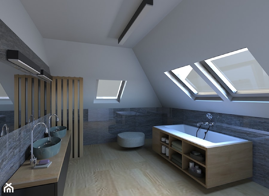 Projekt łazieki - zdjęcie od Lab studio - Architektura wnętrz & Design