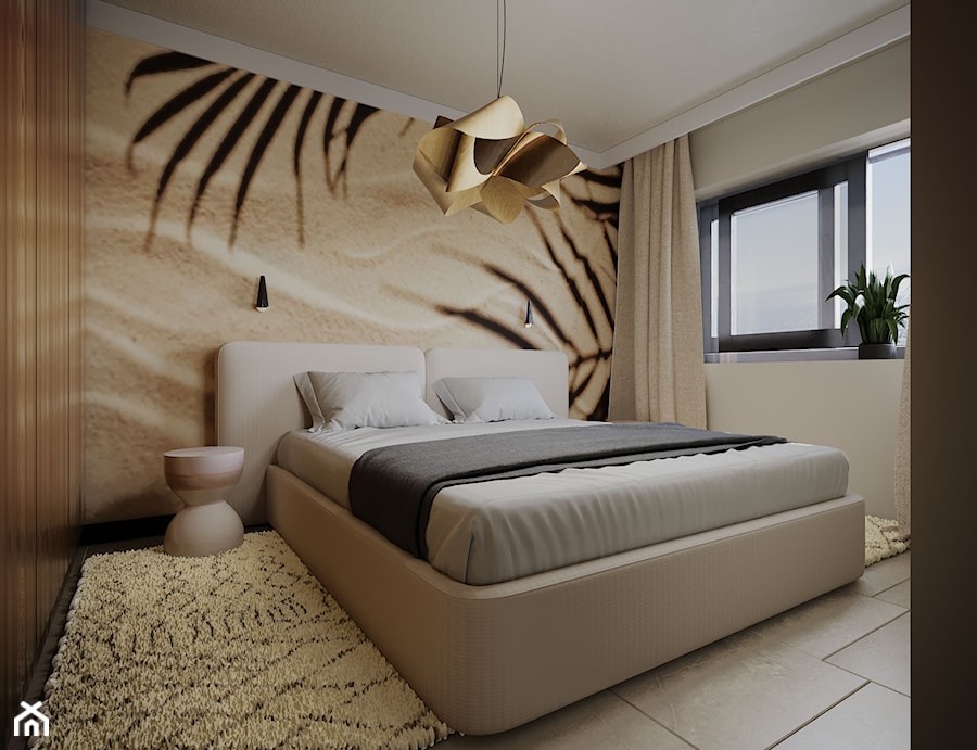 Sypialnia w apartamencie wakacyjnym - zdjęcie od Lab studio - Architektura wnętrz & Design
