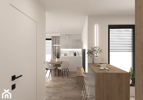 Mieszkanie nad Odrą - Salon, styl minimalistyczny - zdjęcie od DEMSKA. STUDIO PROJEKTOWE
