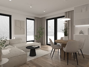 Mieszkanie nad Odrą - Salon, styl nowoczesny - zdjęcie od DEMSKA. STUDIO PROJEKTOWE