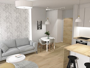 Mieszkanie - Salon, styl skandynawski - zdjęcie od DEMSKA. STUDIO PROJEKTOWE