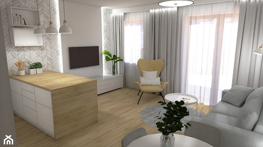 Mieszkanie - Kuchnia, styl skandynawski - zdjęcie od DEMSKA. STUDIO PROJEKTOWE