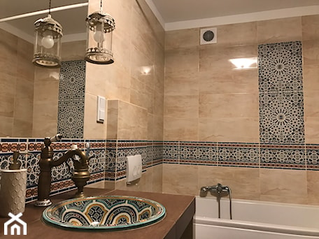 Aranżacje wnętrz - Łazienka: Płytki marokańskie w łazience - Cerames. Przeglądaj, dodawaj i zapisuj najlepsze zdjęcia, pomysły i inspiracje designerskie. W bazie mamy już prawie milion fotografii!