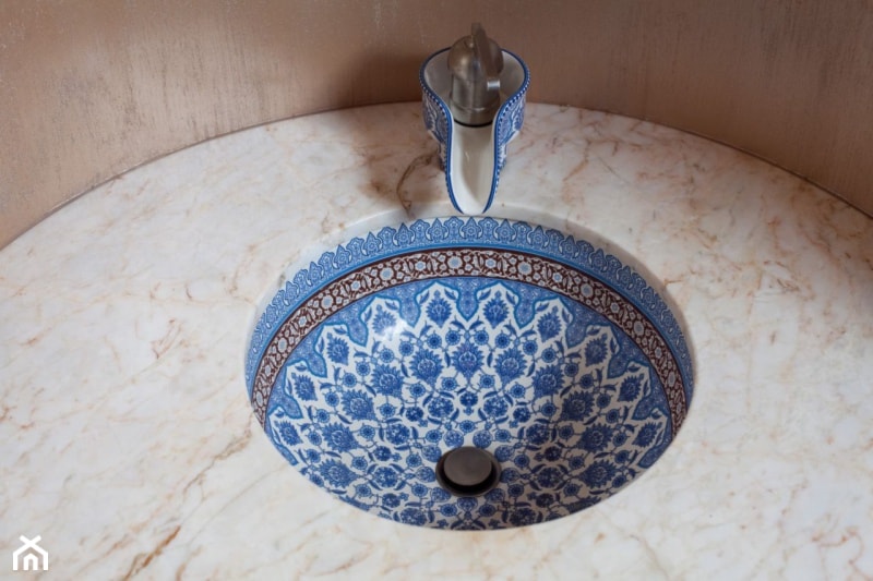 Pomysł na łazienkę. Umywalki marokańskie. - zdjęcie od Cerames