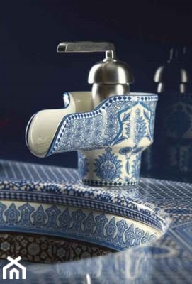 Pomysł na łazienkę. Umywalki marokańskie. - zdjęcie od Cerames - Homebook