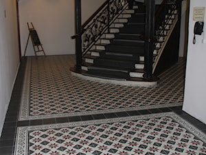Piękna podłoga z płytek cementowych - Wnętrza publiczne, styl tradycyjny - zdjęcie od Cerames