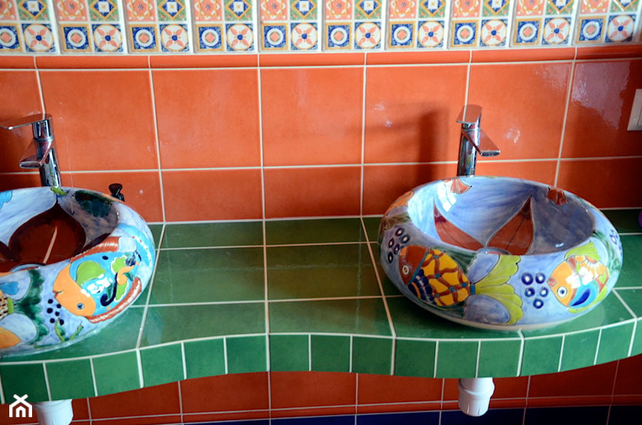 Delmar - okrągła umywalka z Meksyku - zdjęcie od Cerames