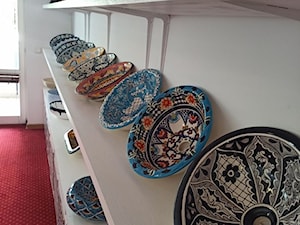 Meksykańskie umywalki w naszym nowym biurze na ekspozycji - zdjęcie od Cerames