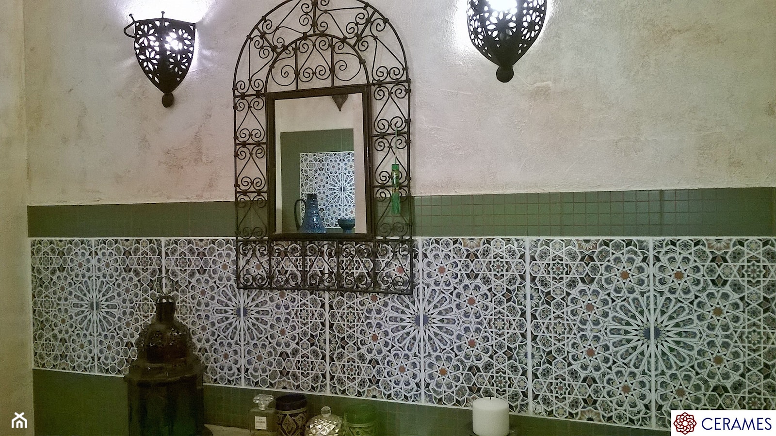 Ciekawe wykorzystanie płytek marokańskich - zdjęcie od Cerames - Homebook