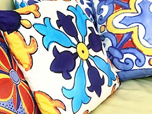 Poduszki z meksykańskim wzorem - zdjęcie od Cerames
