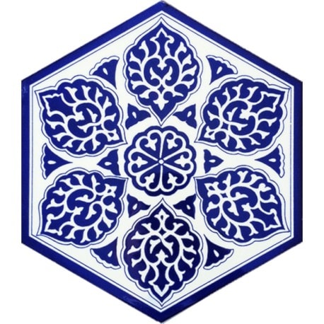 Aysel - tureckie płytki ceramiczne heksagonalne - zdjęcie od Cerames - Homebook