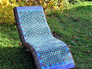 Fotel zdobiony płytkami mozaikowymi - zdjęcie od Cerames