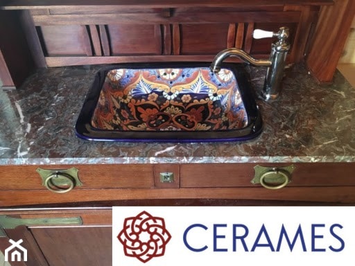 Umywalki meksykańskie - aranżacje naszych klientów - Łazienka, styl tradycyjny - zdjęcie od Cerames - Homebook