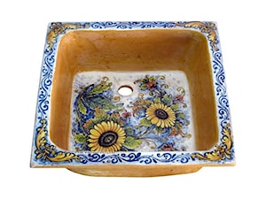 Ręcznie malowane, ceramiczne włoskie umywalki - zdjęcie od Cerames