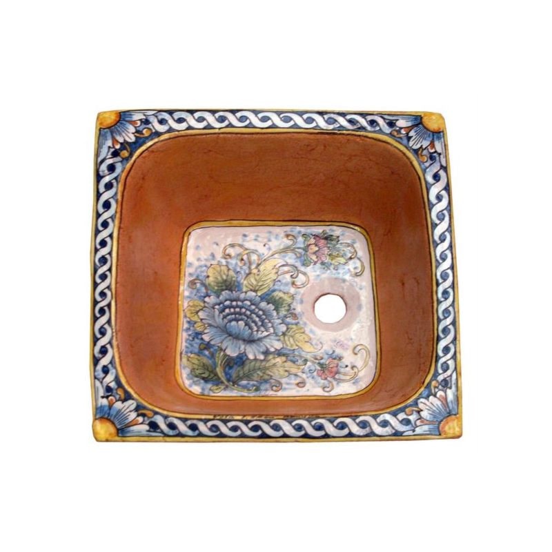 Ręcznie malowane, ceramiczne włoskie umywalki - zdjęcie od Cerames - Homebook