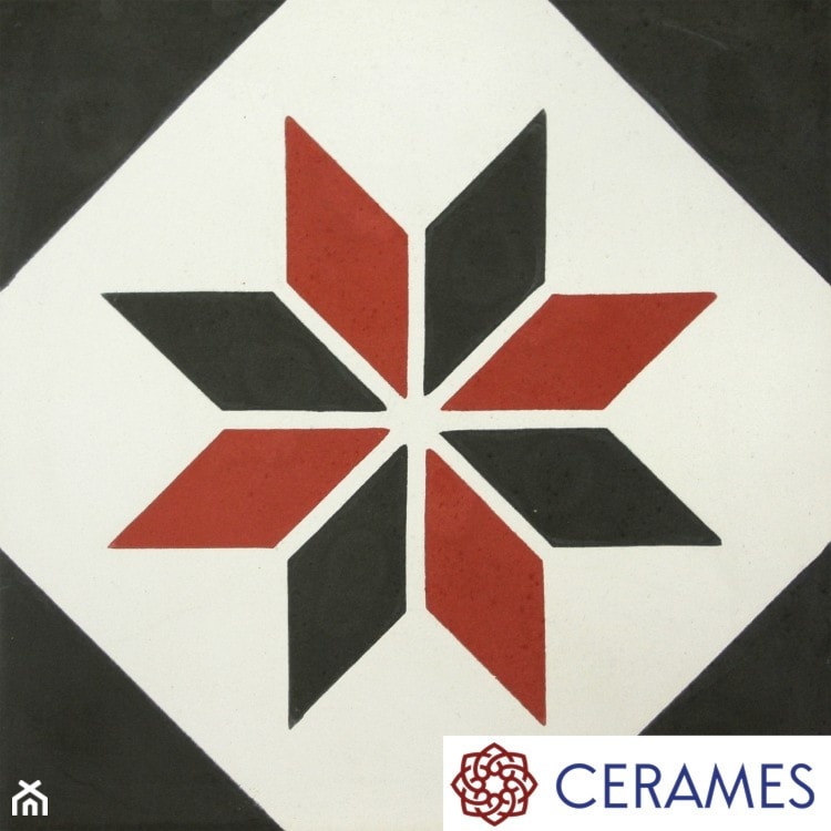 Piękna podłoga z płytek cementowych - Wnętrza publiczne, styl tradycyjny - zdjęcie od Cerames - Homebook