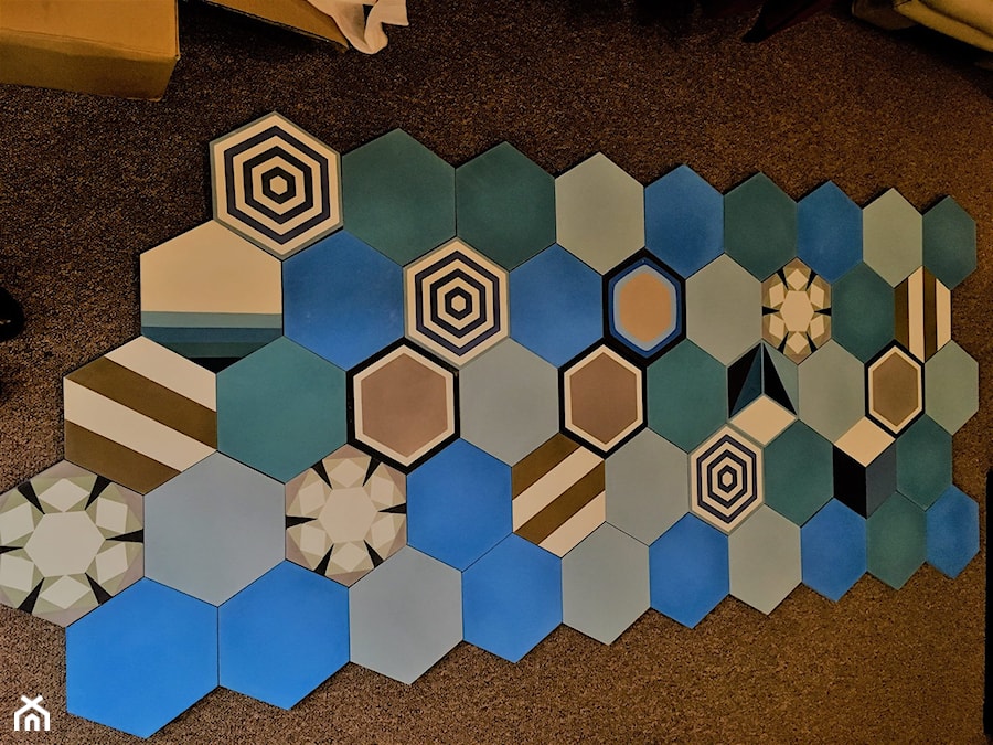 Wzory płytek heksagonalnych - zdjęcie od Cerames