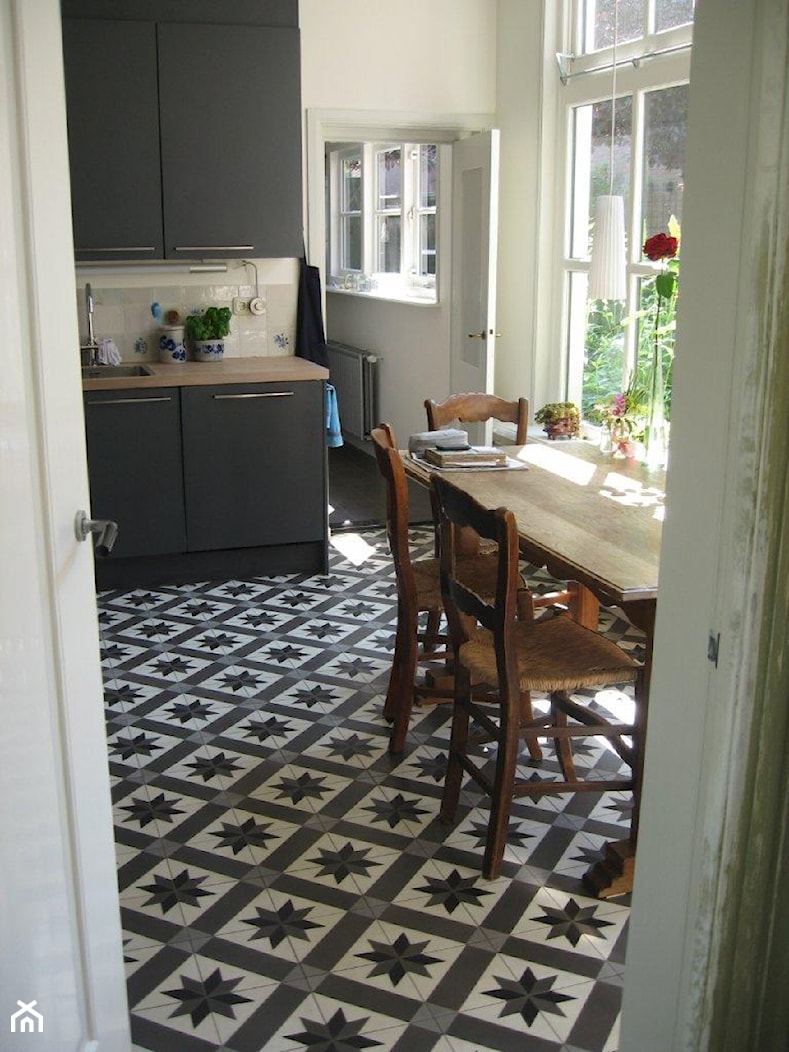 Płytki cementowe w kuchni - zdjęcie od Cerames - Homebook