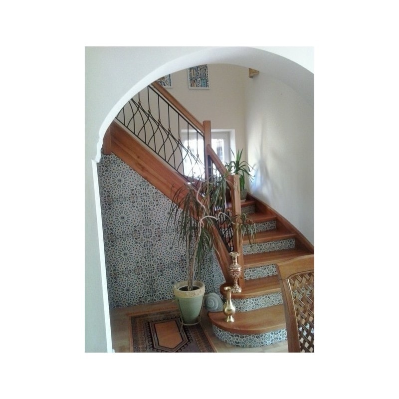 Płytki marokańskie na schodach - zdjęcie od Cerames