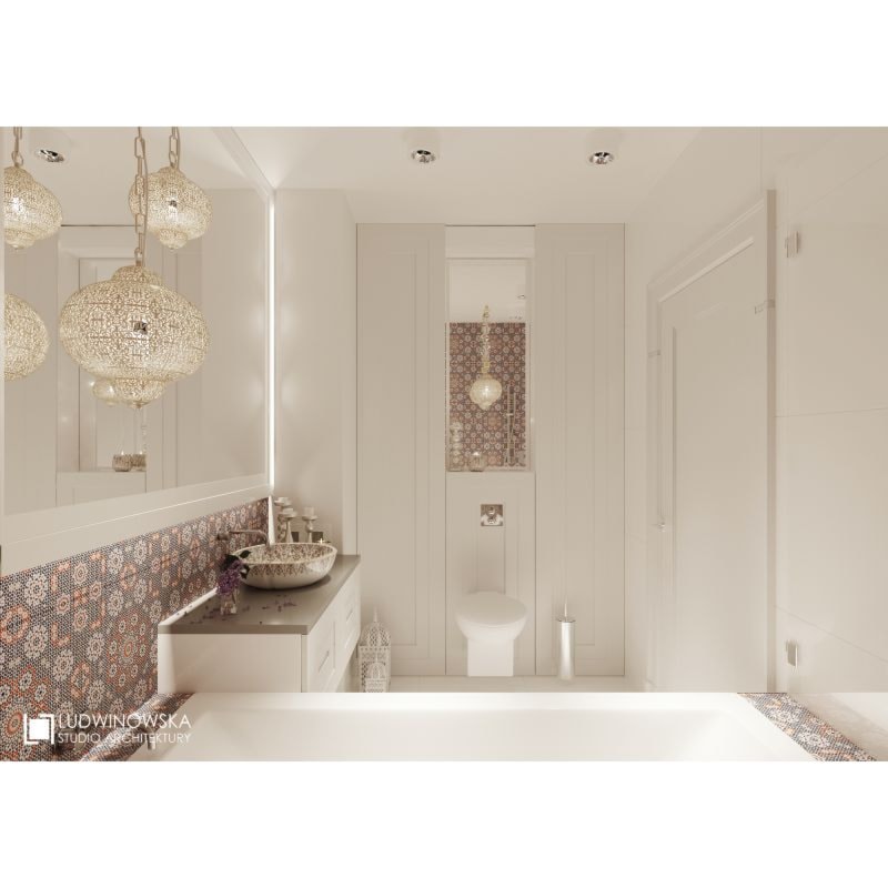 Płytki marokańskie w eleganckiej łazience - zdjęcie od Cerames - Homebook