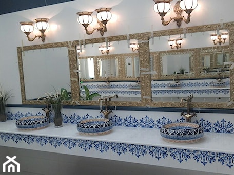Aranżacje wnętrz - Łazienka: Umywalki meksykańskie w łazience - Cerames. Przeglądaj, dodawaj i zapisuj najlepsze zdjęcia, pomysły i inspiracje designerskie. W bazie mamy już prawie milion fotografii!